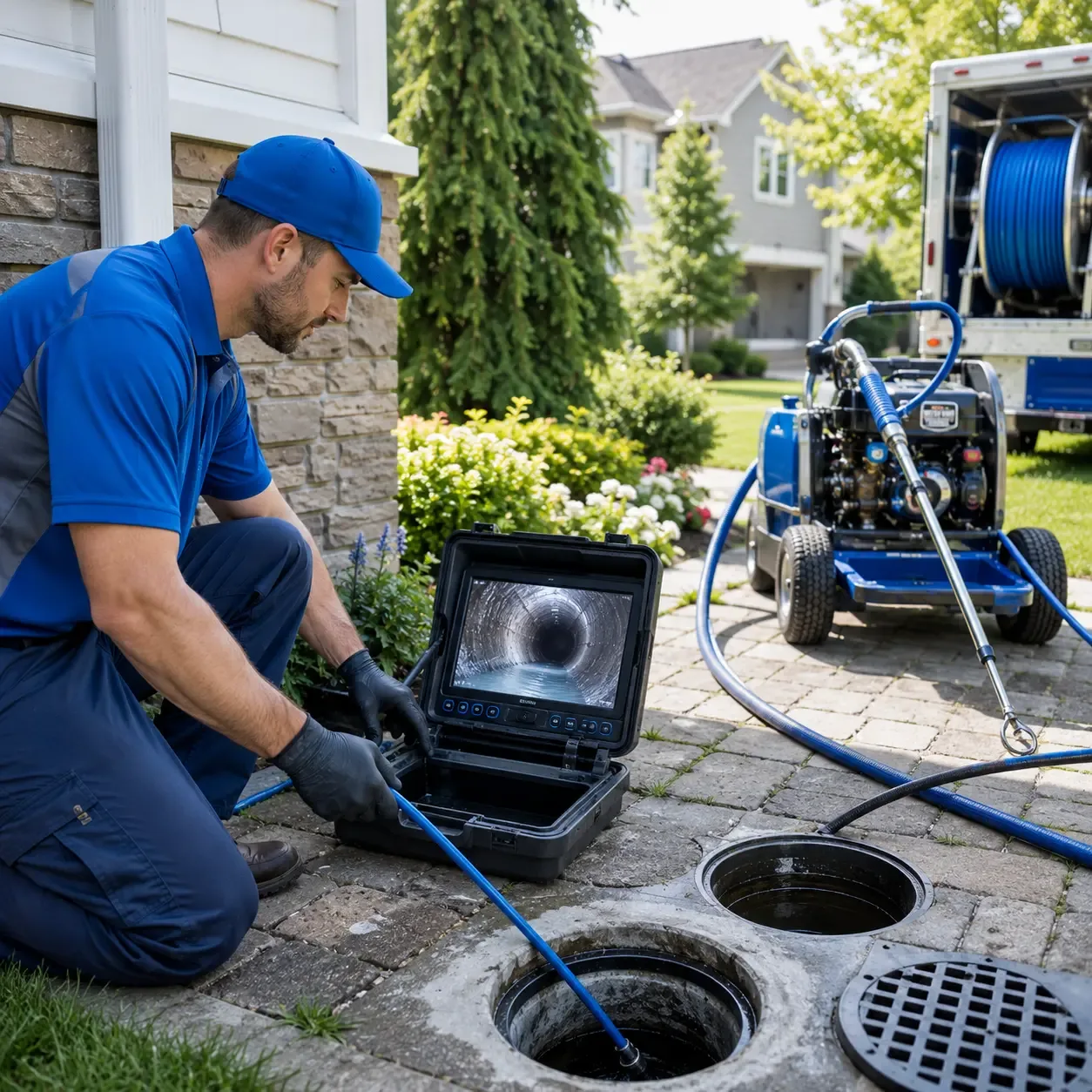Outdoor drain cleaning professionals serving Canton, OK